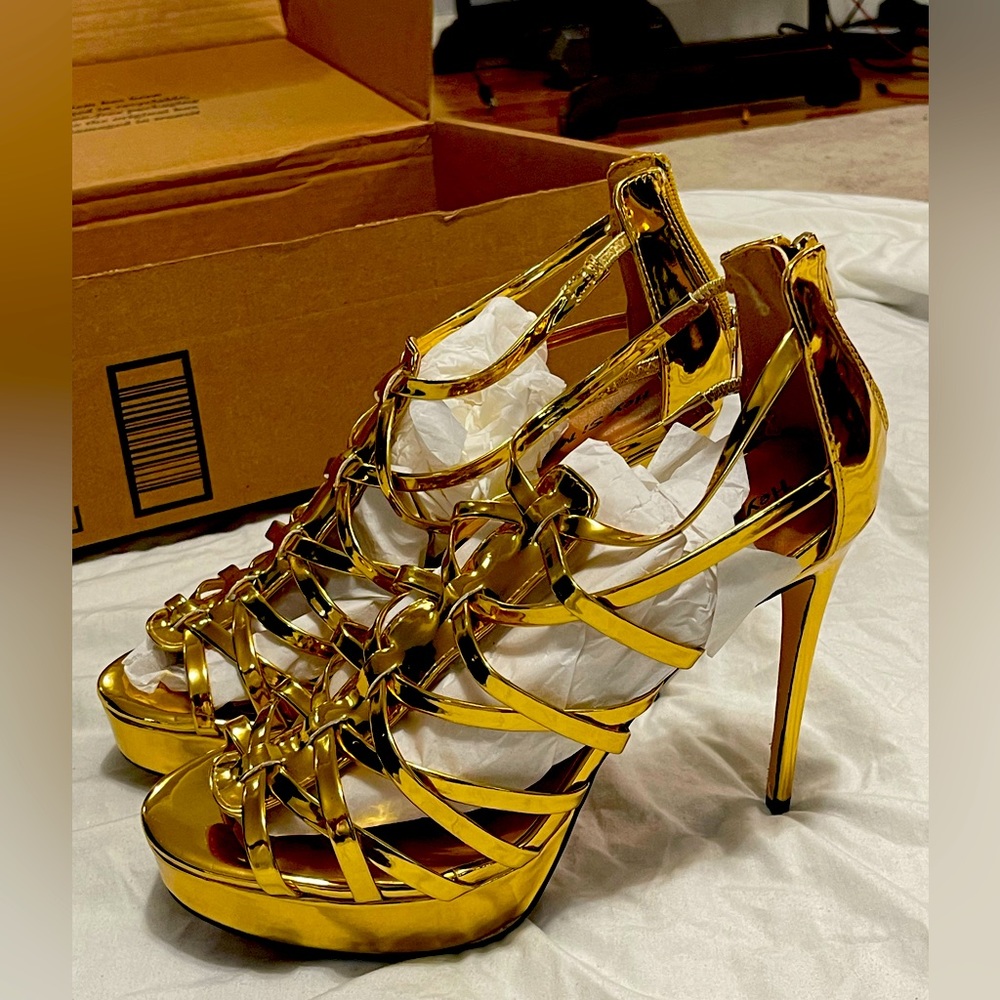 MAIERNISI JESSI Women’s Sandals Platform Strappy Heals